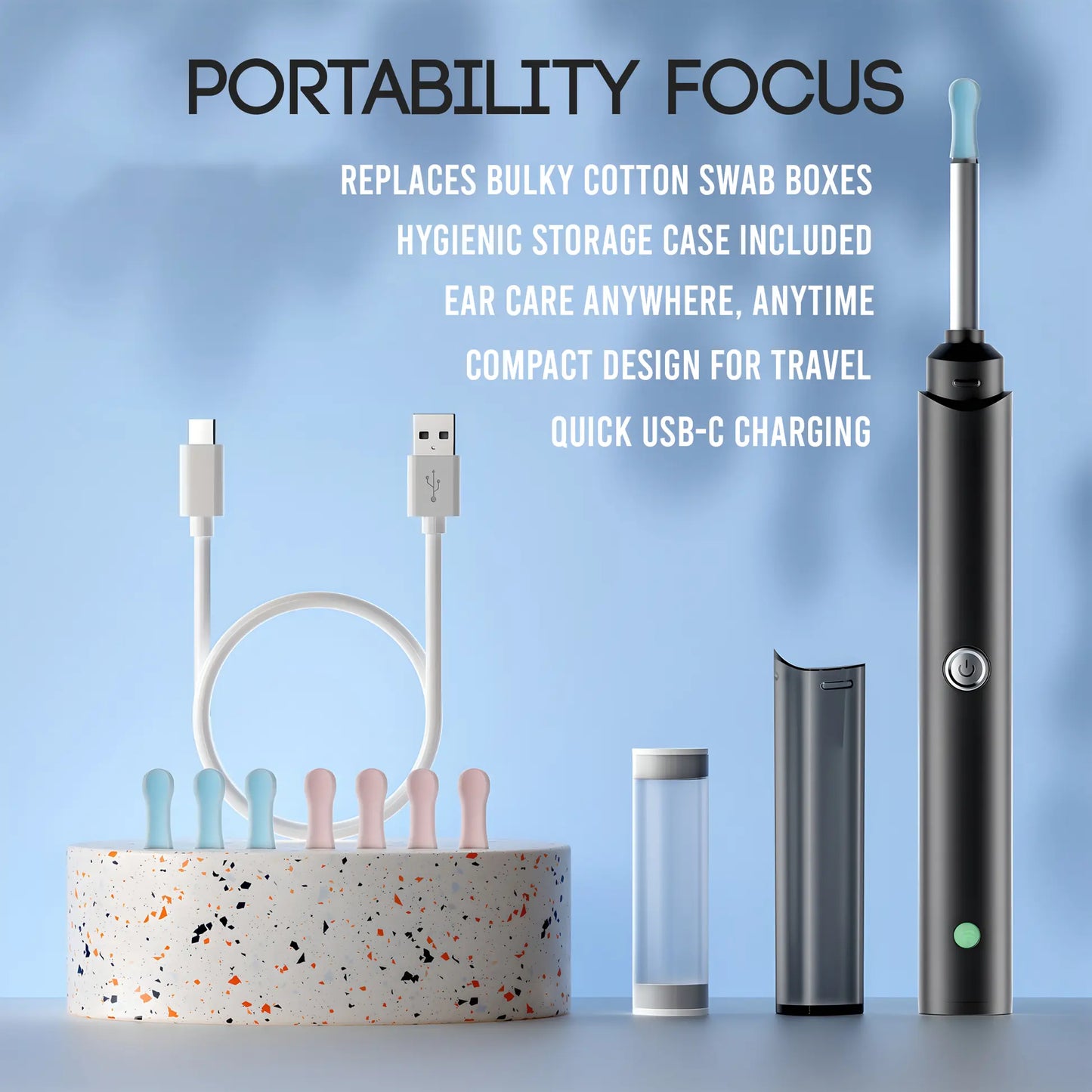 WaxClean™ – تنظيف الأذن الذكي